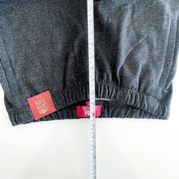 Cabin Fever Fleece Joggers Black Front Zippered Pockets Women's M NWT - Picture 7 of 10